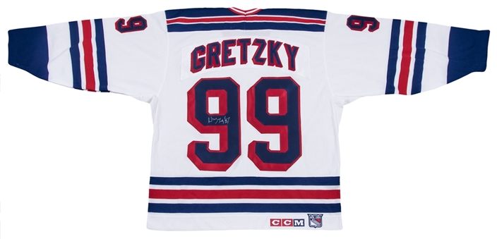 Wayne Gretzky Signed New York Rangers Jersey (Beckett)